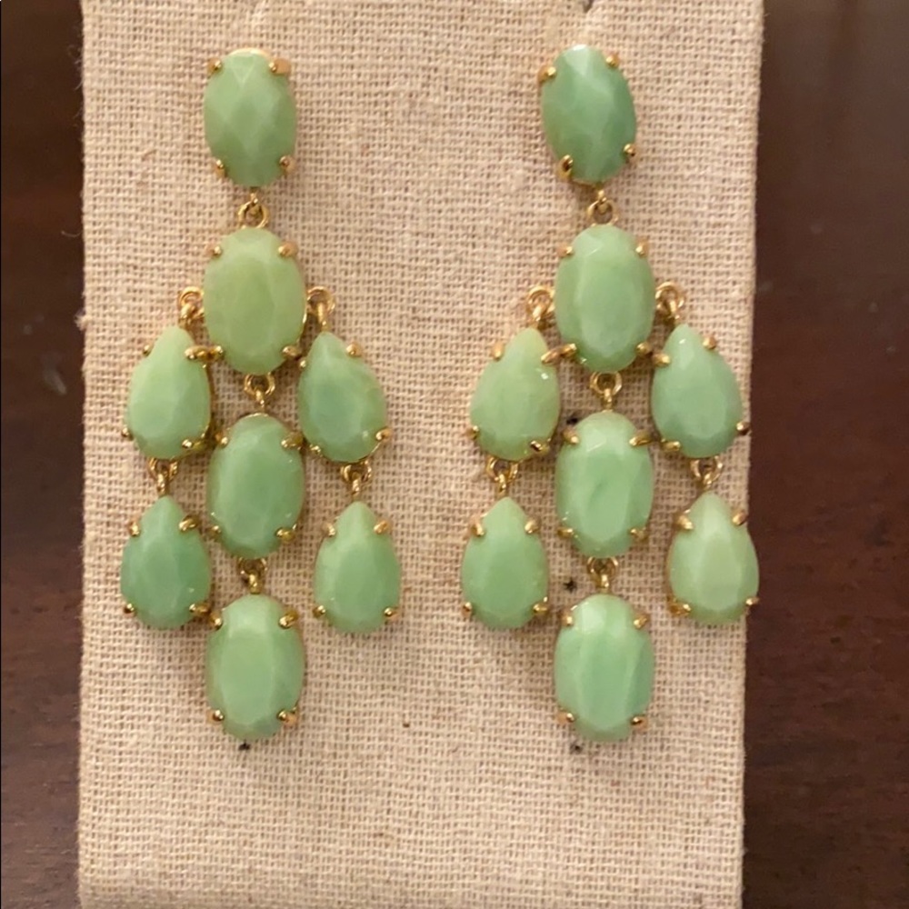 Sea foam green earrings
